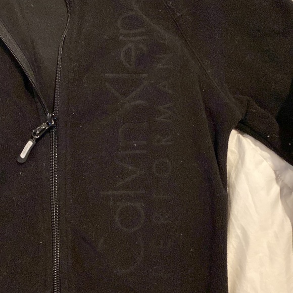 Calvin Klein Performance Fleece Zip Up Jacket - Picture 6 of 8